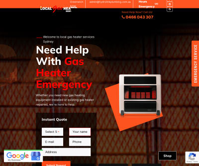 Local Gas Heater Services Sydney