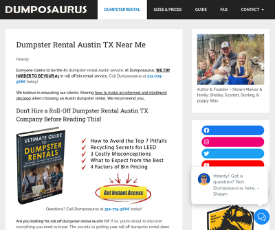 Dumposaurus Dumpsters & Rolloff Rental