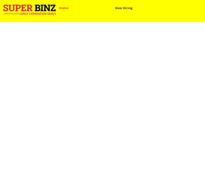 Super Binz Liquidation