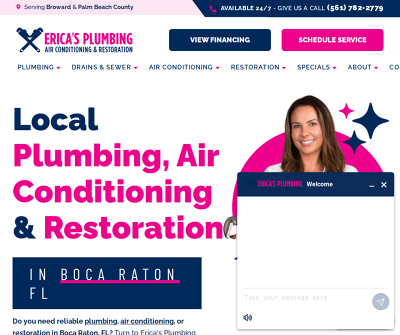 Erica's Plumbing, Air Conditioning & Restoration