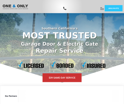 One & Only Garage Door And Gate Repair