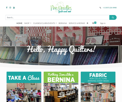 Pine Needles Quilt & Sew