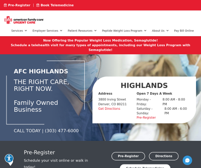 AFC Urgent Care Denver Highlands