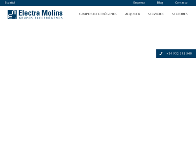 Grupos Electrógenos España | Fabricante | Electra Molins
