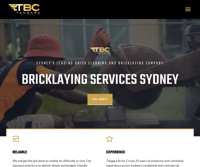Tangara Brick Co | Bricklaying & Brick Cleaning Sydney