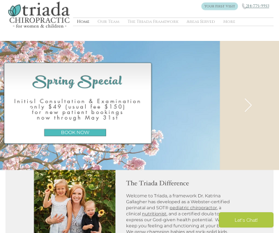 Triada Chiropractic for Women and Children