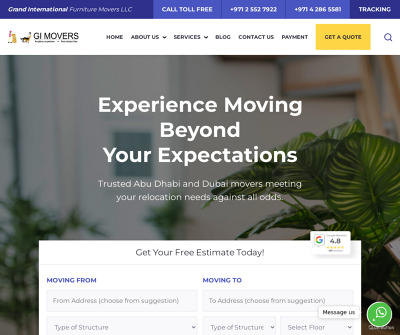 GI Movers Abu Dhabi