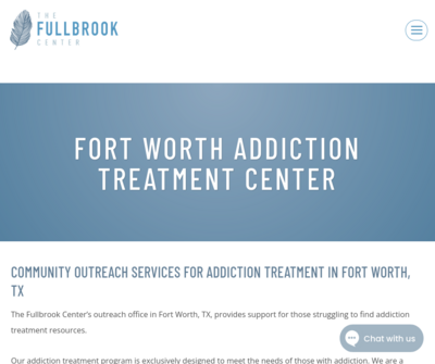 Fullbrook Fort Worth Drug & Alcohol Rehab Outreach