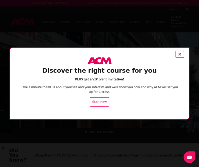 ACM London, Academy of Contemporary Music