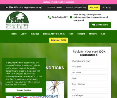 Last Bite Mosquito and Tick Control- A Division of Viking Pest Control