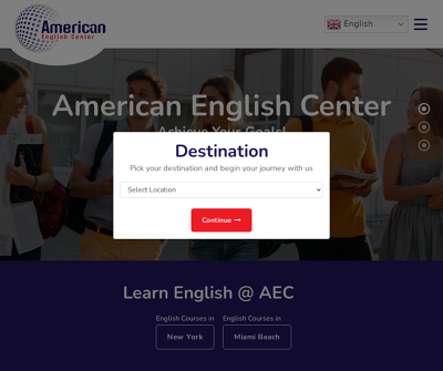 Discover premier English courses in Florida at the American English Center. 