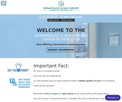 John E. Vine, MD - Dermatology & Skin Surgery Center of Princeton, LLC