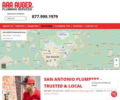 AAA AUGER Plumbing Services San Antonio