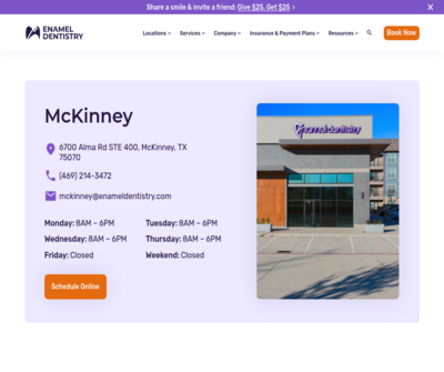 Enamel Dentistry Mckinney