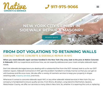 Native Concrete & Sidewalk