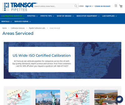 Transcat | Cincinnati, OH | Pipette Calibration Services
