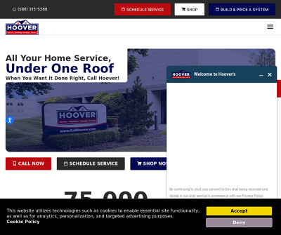 Hoover Electric Plumbing Heating Cooling Clinton Township
