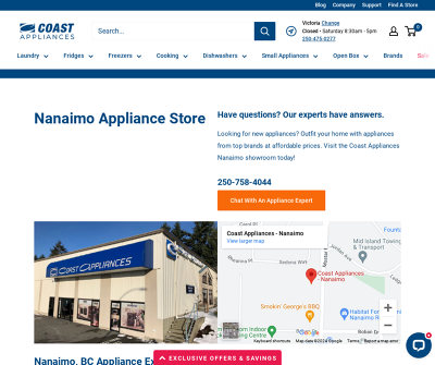 Coast Appliances - Nanaimo