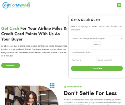 Cash For My Miles