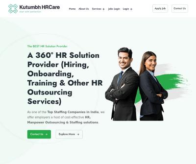 Top Staffing Company in India - Kutumbh HRCare