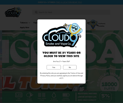 Cloud 9 Smoke, Vape, & Hookah Co. - Loganville