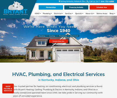 Bryant Heating, Cooling, Plumbing & Electric