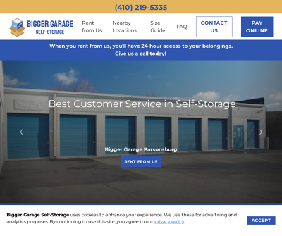 Bigger Garage Self-Storage Parsonsburg