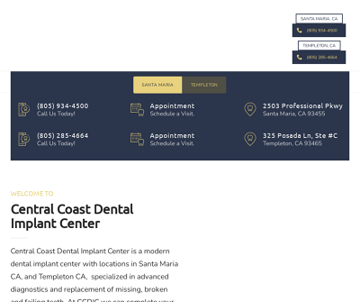 Central Coast Dental Implant Center