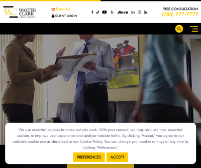 Walter Clark Legal Group, Personal Injury lawyer, Rancho Mirage, CA