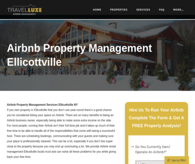 Ellicottville Airbnb Property Management