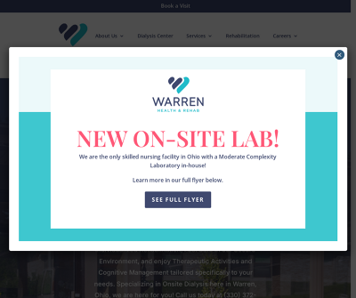 Warren Nursing & Rehab - Providing Onsite Dialysis & Ventilator