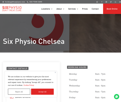 Six Physio Chelsea