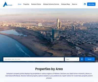 Ashiyaan online real estate platform