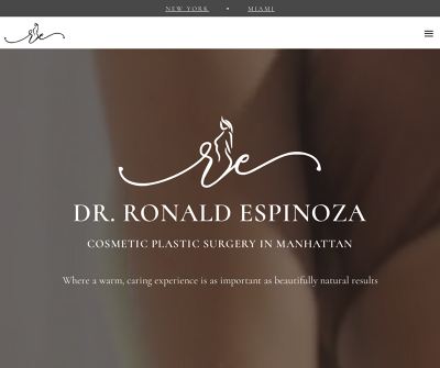 Dr. Ronald Espinoza Cosmetic Plastic Surgery