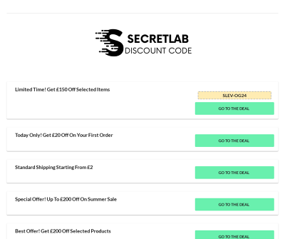 Secretlab UK Discount Code