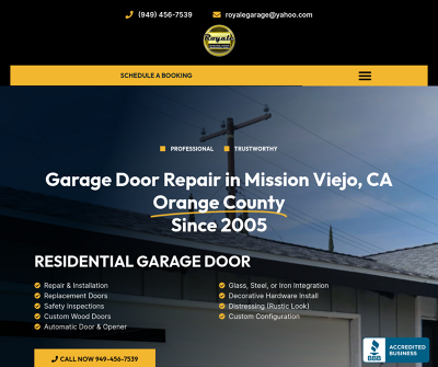 Royale Garage Door Service, Inc.