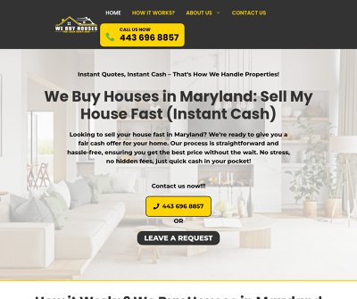 We Buy Houses For Cash Maryland