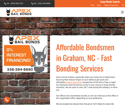 Apex Bail Bonds of Graham, NC