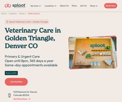 Sploot Veterinary Care - Golden Triangle