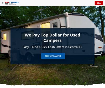 Buy Campers for Cash