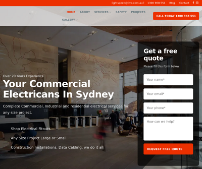 Lightspeed Electrical Commercial Electrician Sydney