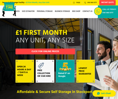 Storage Time - Self Storage Stockport