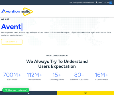 Avention Media: B2B Database Provider