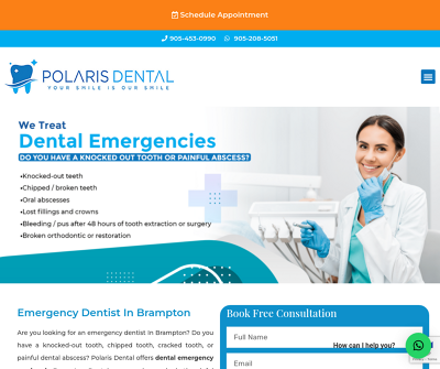 Dentist emergency brampton
