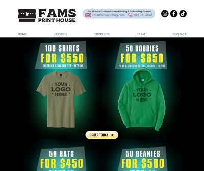 FAMS Screen Printing & Embroidery