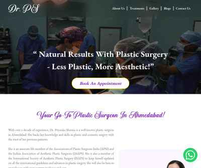 Best Plastic Surgeon in Ahmedabad | Dr. PS - Dr. Priyanka Sharma