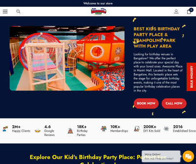 Awesome Place: Playful Haven - Indoor Kids'' Play & Trampoline Park | Ultimate Birthday Venue & DIY Center