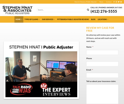 Stephen Hnat & Associates - Public Adjuster