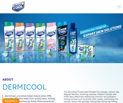 Dermi Cool Prickly Heat Powder