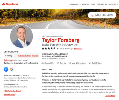 Taylor Forsberg - State Farm Insurance Agent